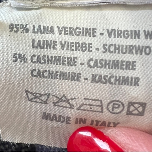 Brunello Cucinelli Cashmere Wool Pleated Asymmetrical Skirt Size 6 - Picture 8 of 9